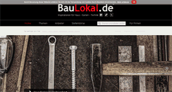 Desktop Screenshot of baulokal.de